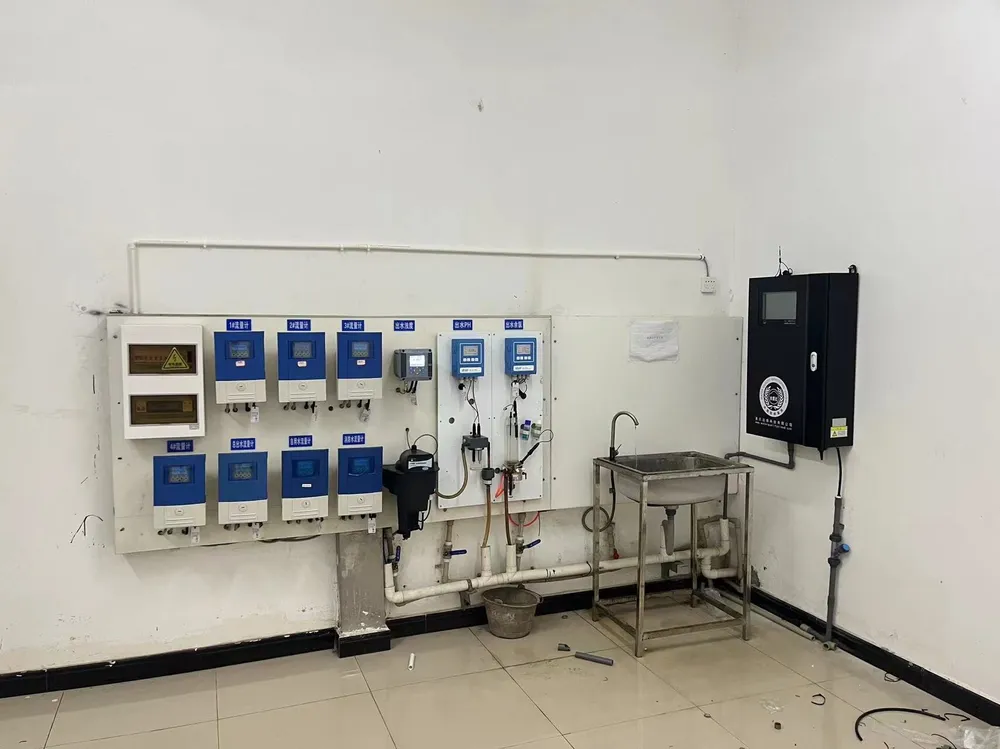 Treated-water plant, on-site installation