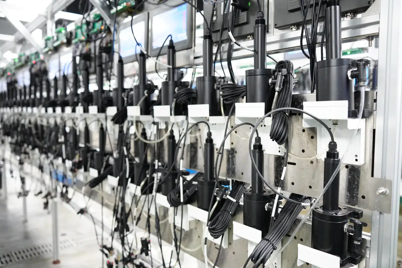 Probe aging and calibration racks